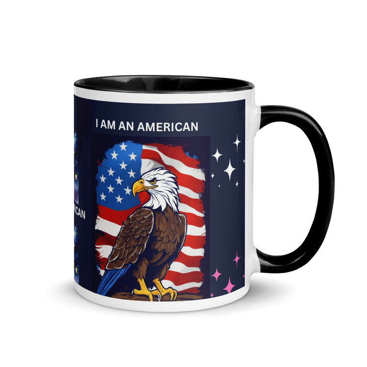 I am an American / Mug with Color Inside