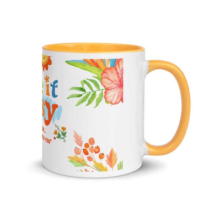 Mug with Color Inside - Do Not Fear, The Lord Is With You.
