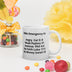 Coffee Mug-Bible Emergency #s - White glossy mug